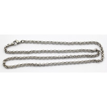 Factory Wholesale Silver Stainless Steel Pearl Chain